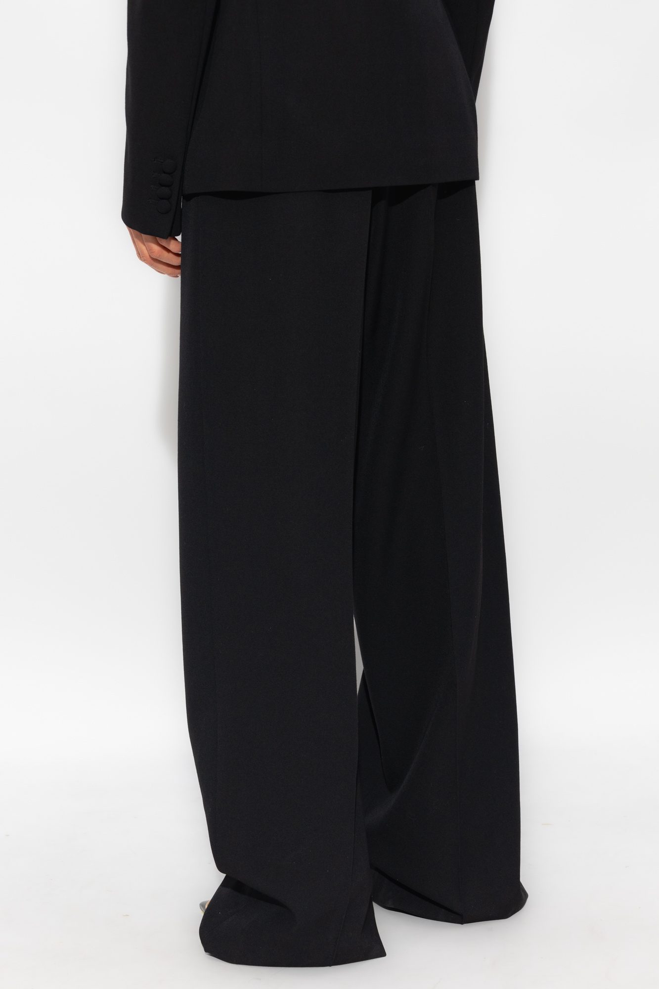 Black Oversize pleat front trousers Balenciaga Vitkac Germany